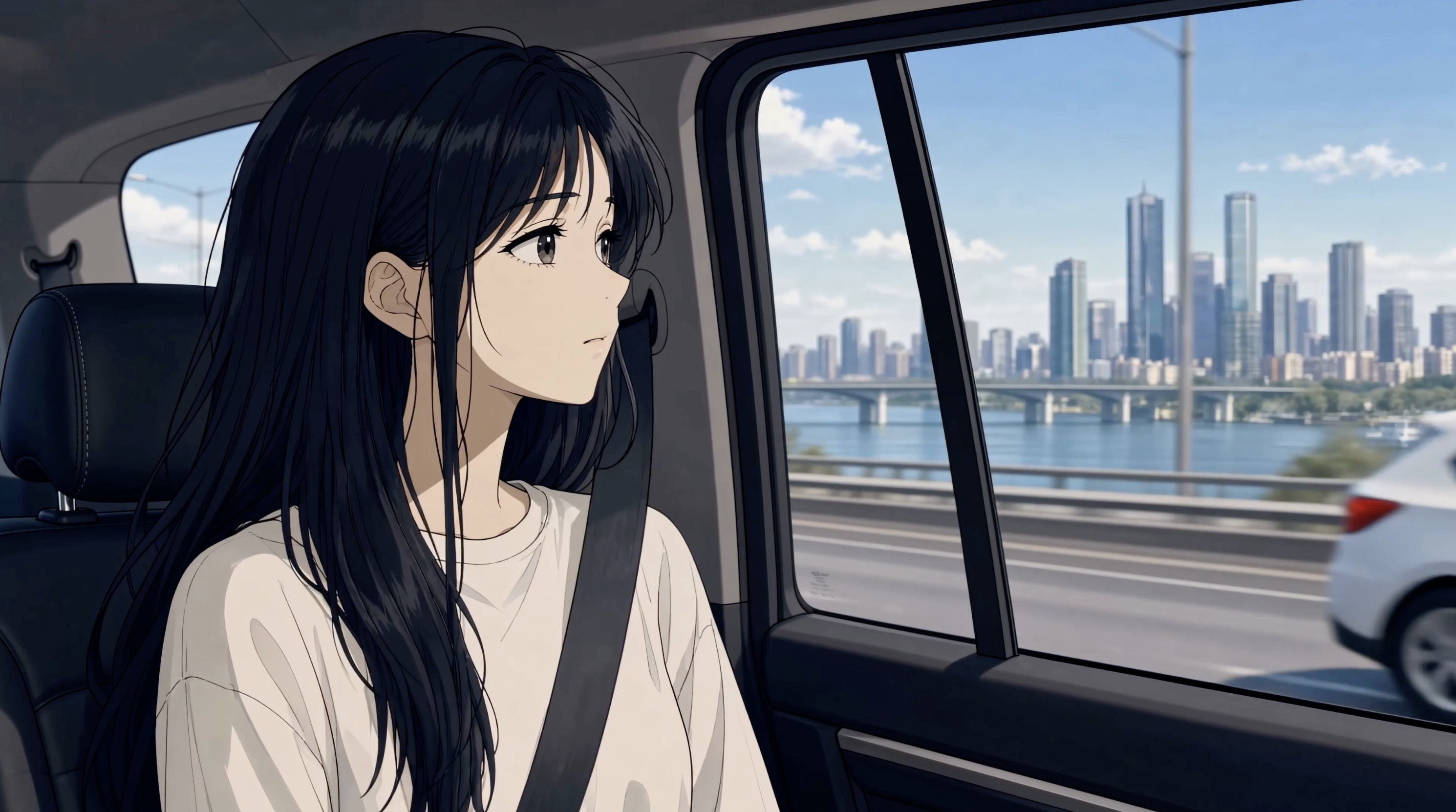 Looking out from the car